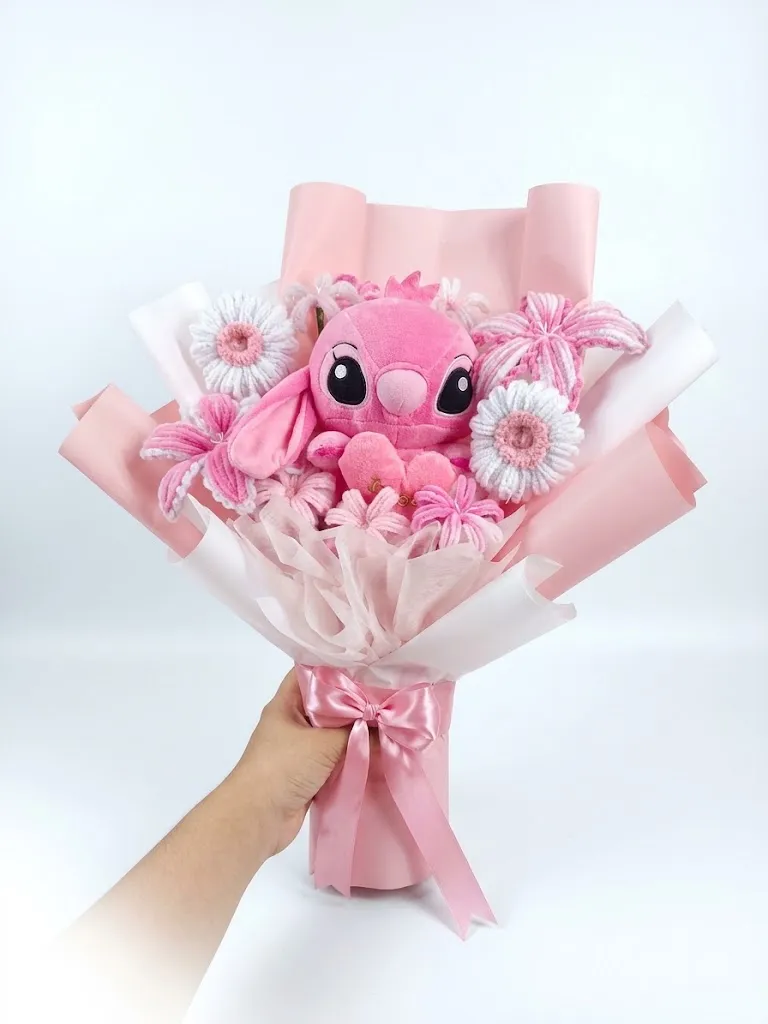 Flower Bouquet with Stitch
